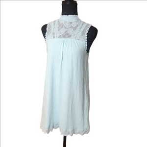 Altar'd State Blue Lace Mini Dress, Size Small